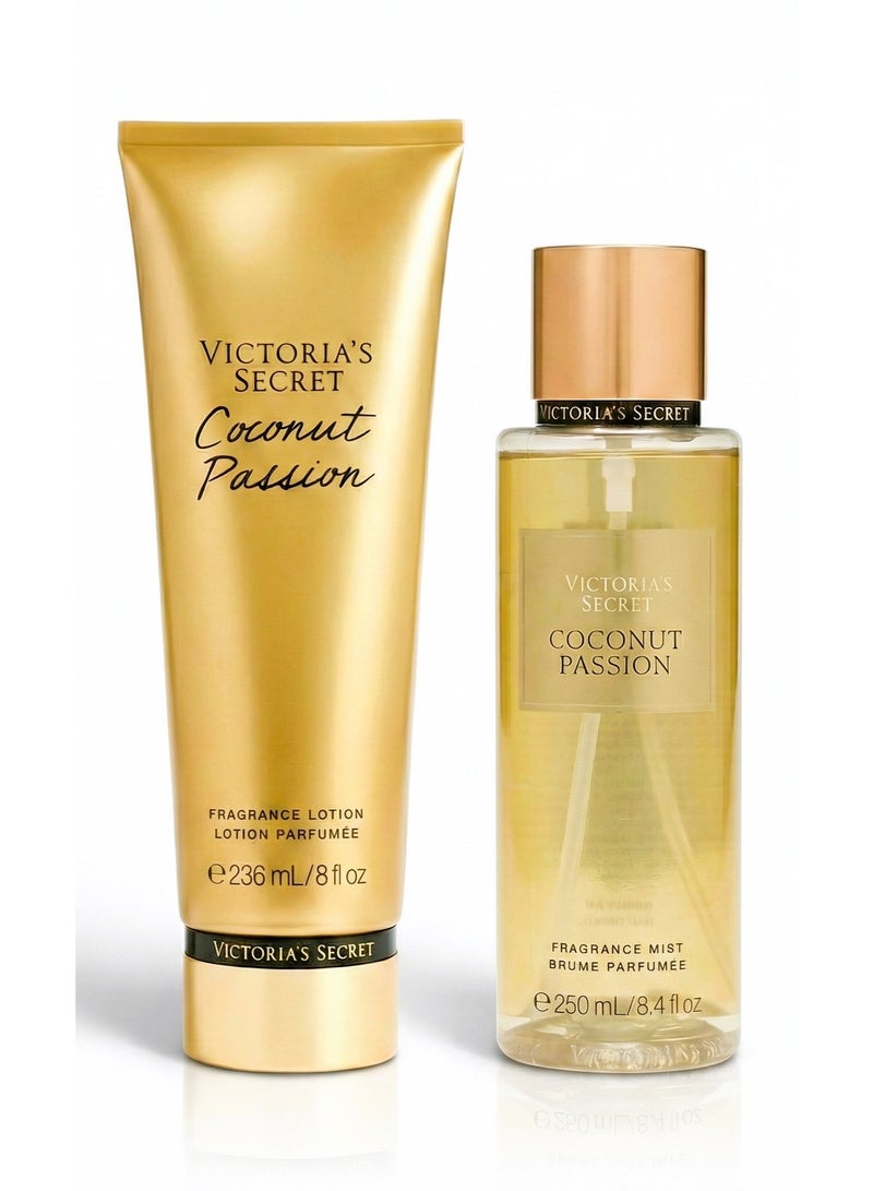 Victoria's Secret Coconut Passion Spray & Lotion Collection